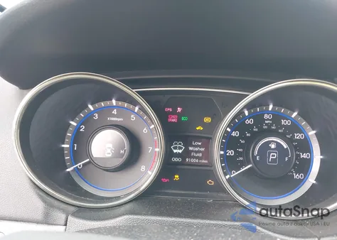 2013 Hyundai Sonata Limited z USA, uszkodzony, nr VIN 5NPEC4AC6DH689189